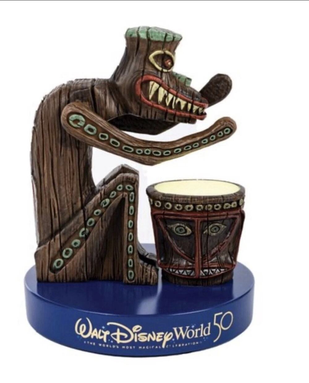 2021 Walt Disney World 50th Anniversary Drummer Music Box Figurine Open Box